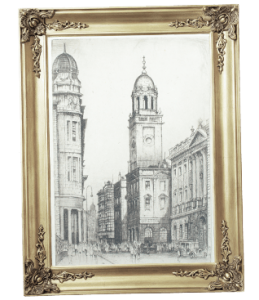 Line Drawing of Corn Street
